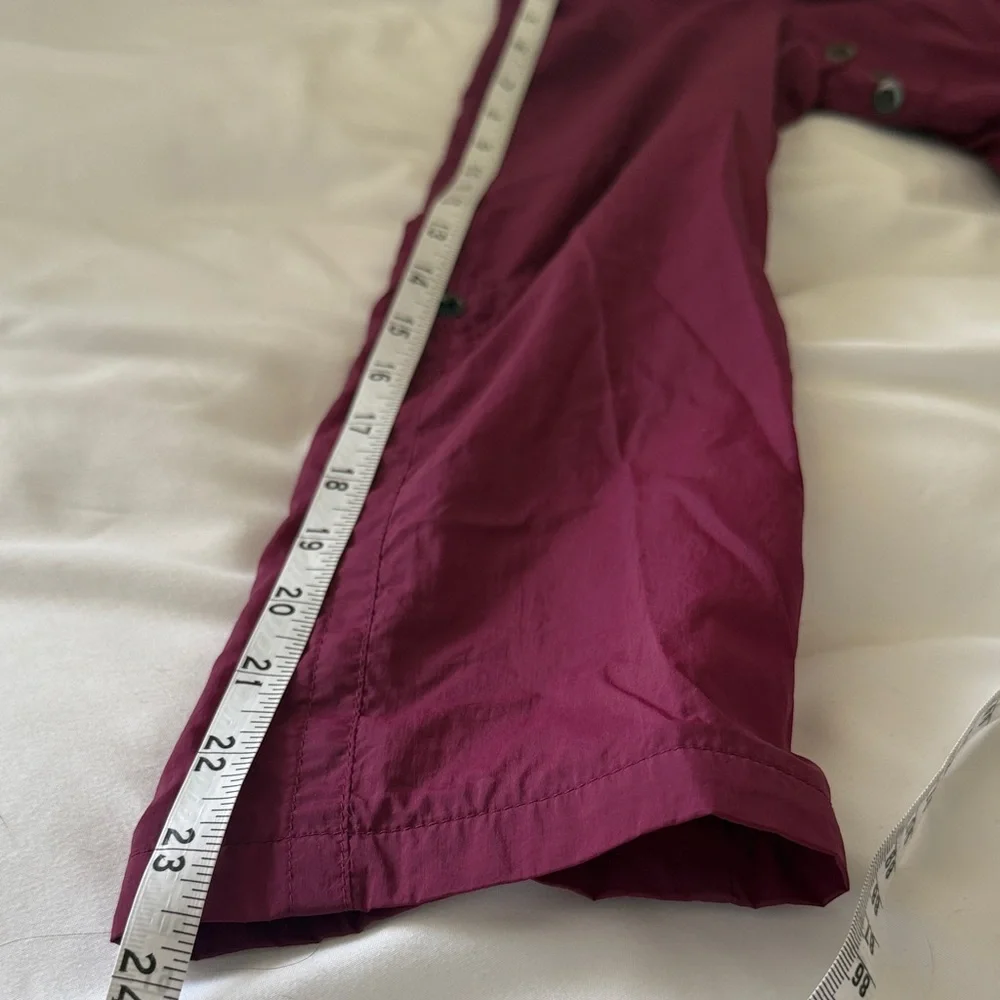 Burberry Brit Fuchsia Hooded Rain Jacket Women’s Size 6 Lightweight - Picture 11 of 11